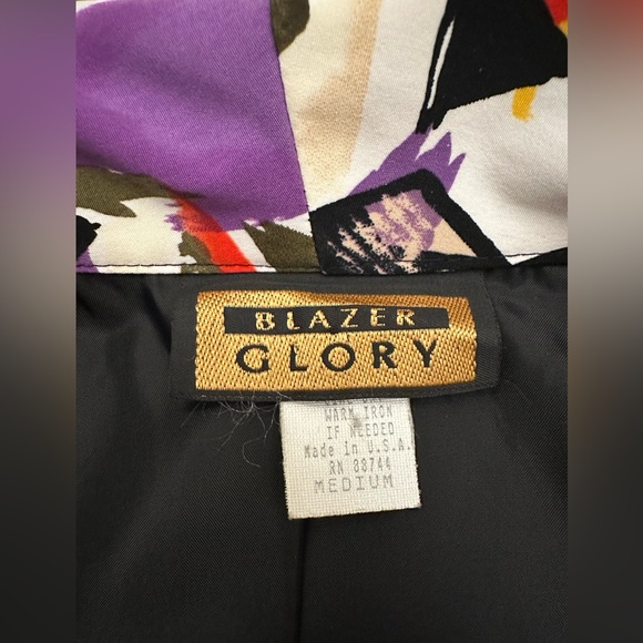 Vintage 80s blazer size medium - Picture 6 of 7